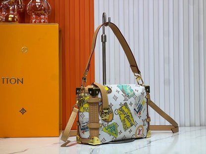 Modern Stylish Monogram Calfskin Travel Bag