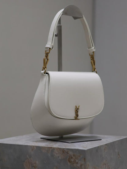 Elegant Refined Calfskin Shoulder Bag