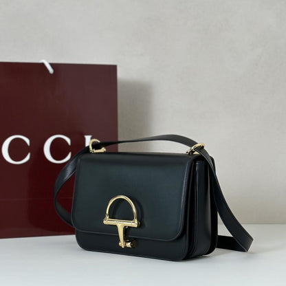 Luxury Leather Top Handle Bag