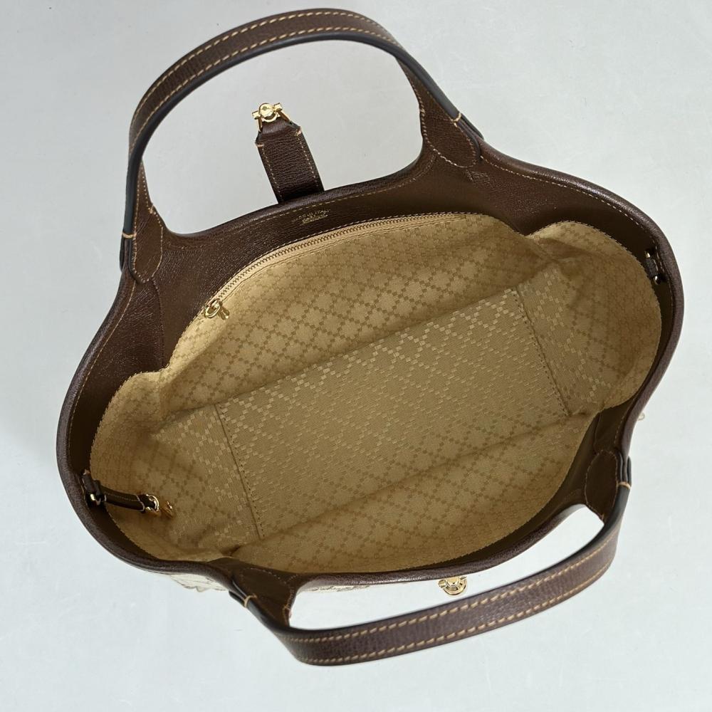 Leather Top Handle Bag