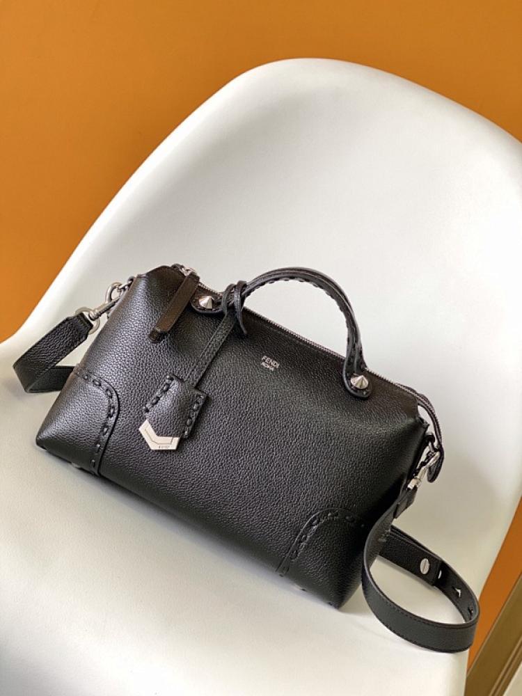 Calfskin Top Handle Bag