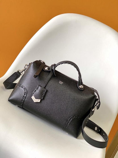 Calfskin Top Handle Bag