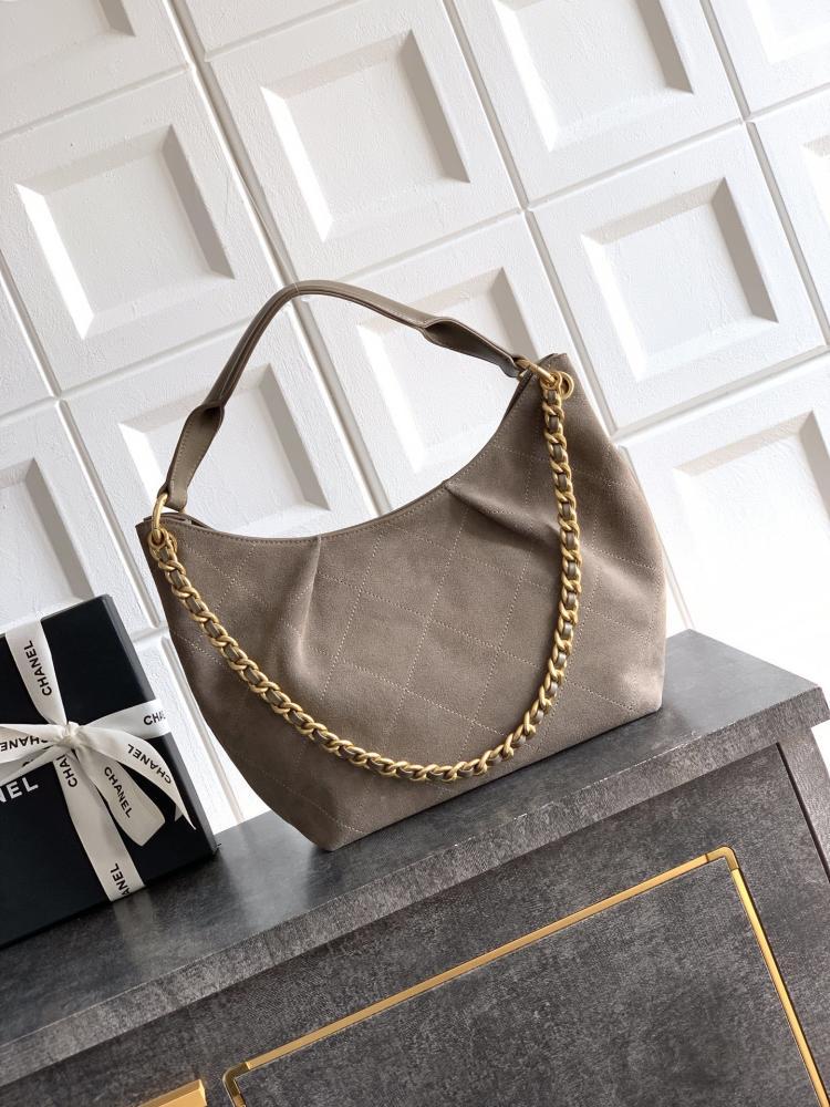 Suede Hobo Bag