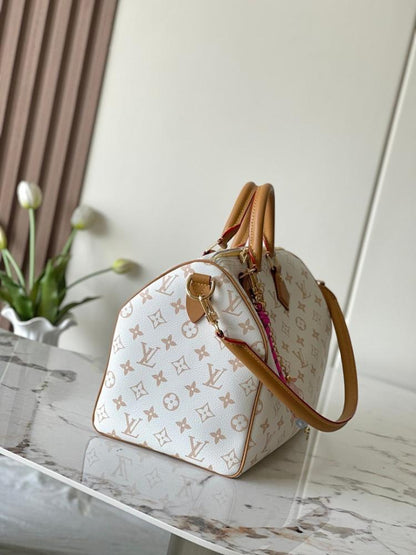 Luxury Elegant Monogram Leather Bag