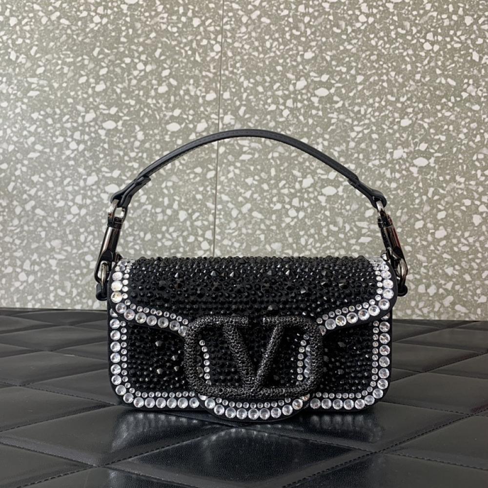 Crystal-Embellished Crossbody Bag