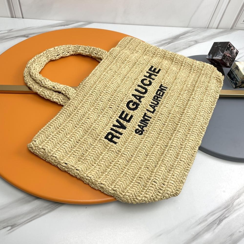Woven Straw Tote Bag