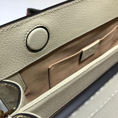 Practical Leather Top Handle Bag