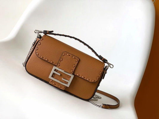 Leather Top Handle Bag