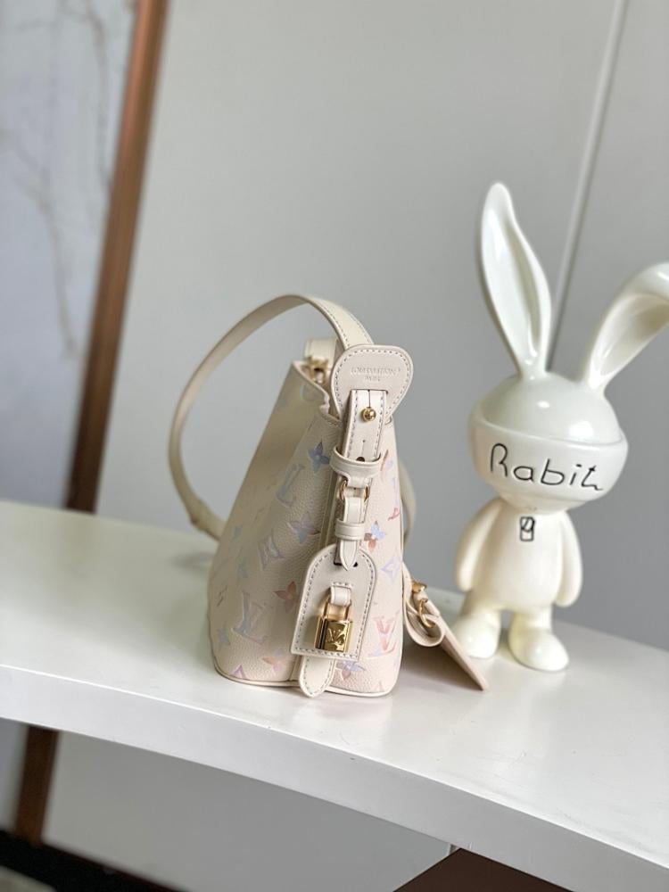 Stylish Refined Monogram Leather Shoulder Bag