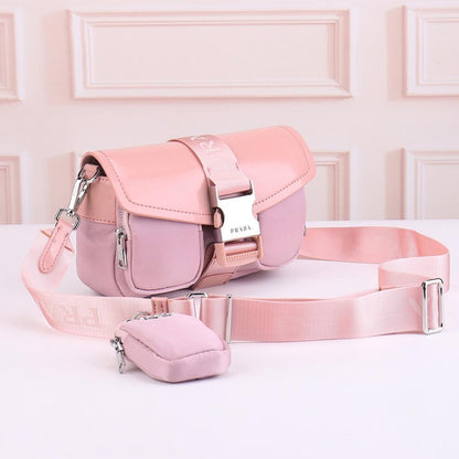 Modern Italian-Inspired Calfskin Crossbody Bag