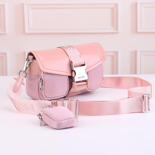 Modern Italian-Inspired Calfskin Crossbody Bag
