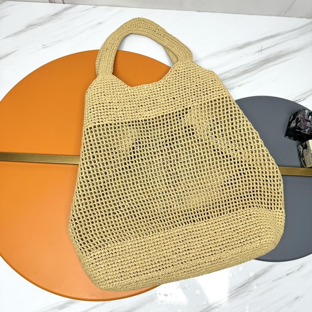 Woven Straw Tote Bag