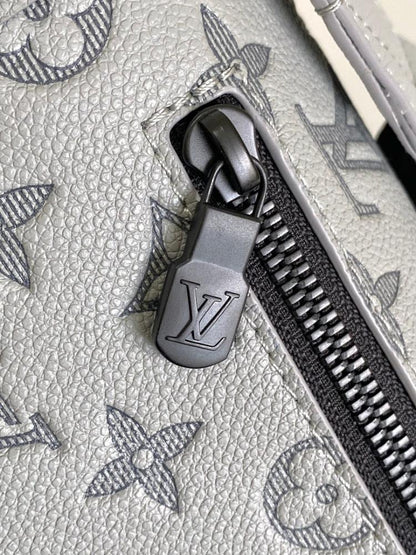 Elegant Premium Monogram Leather Shoulder Bag