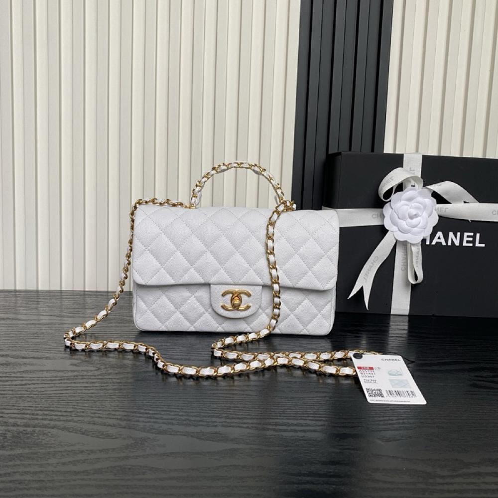 Leather Top Handle Bag