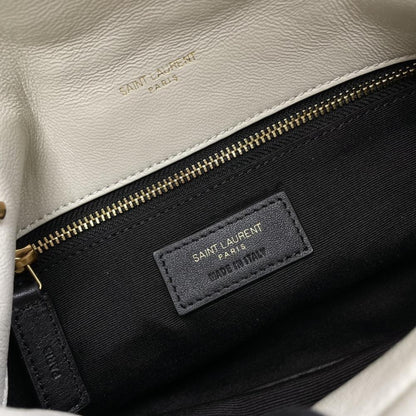 White Leather Shoulder Bag
