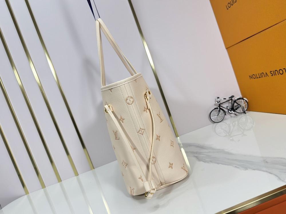 Neverfull Gold Leather Shoulder Bag