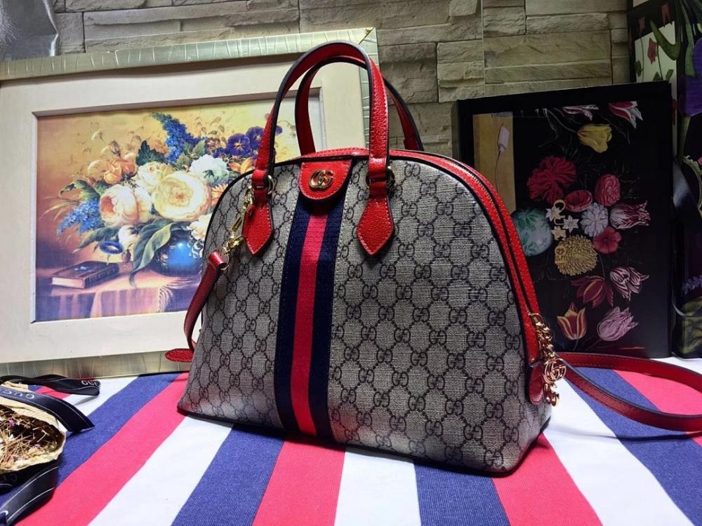 Ophidia Red Shoulder Bag