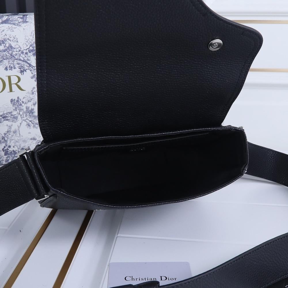 Luxury Black Printed Calfskin Shoulder Bag – Special Edition