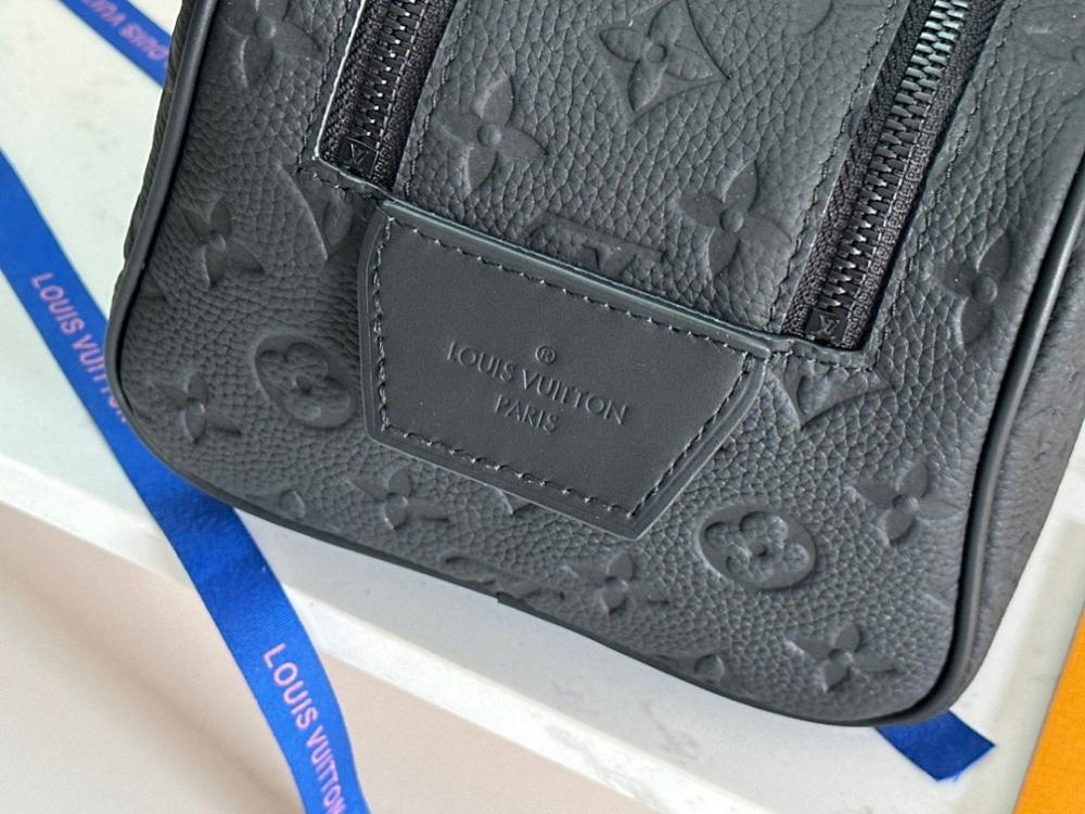Elegant Monogram Leather Travel Bag – Limited Edition
