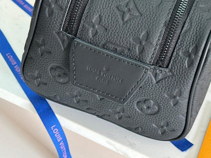 Elegant Monogram Leather Travel Bag – Limited Edition