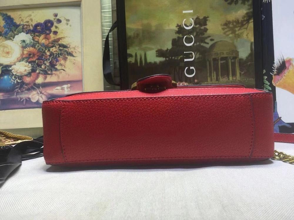Alma Red Top Handle Bag