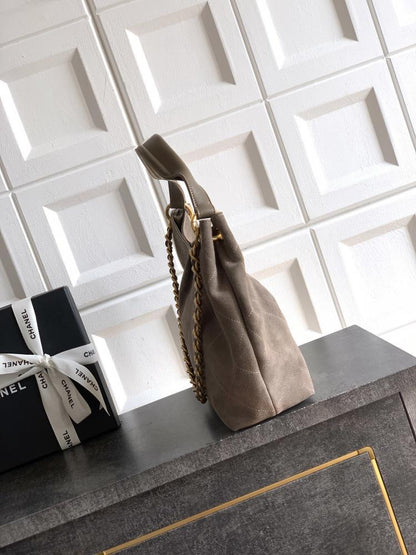 Suede Hobo Bag