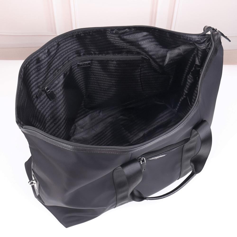 Modern Italian-Inspired Nylon Shoulder Bag