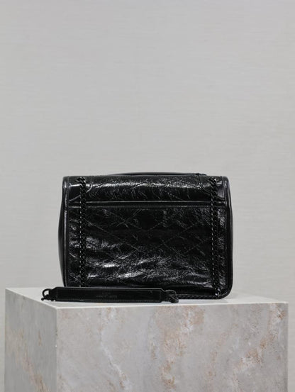 Leather Top Handle Bag