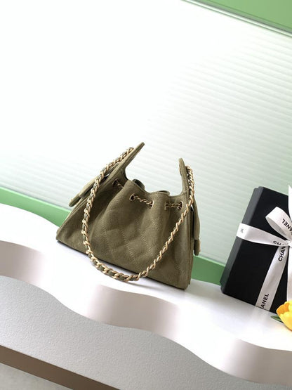 Leather Top Handle Bag