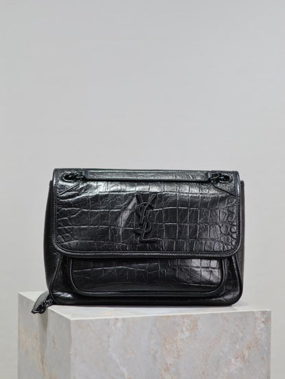 Classic Leather Top Handle Bag