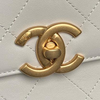 Calfskin Top Handle Bag