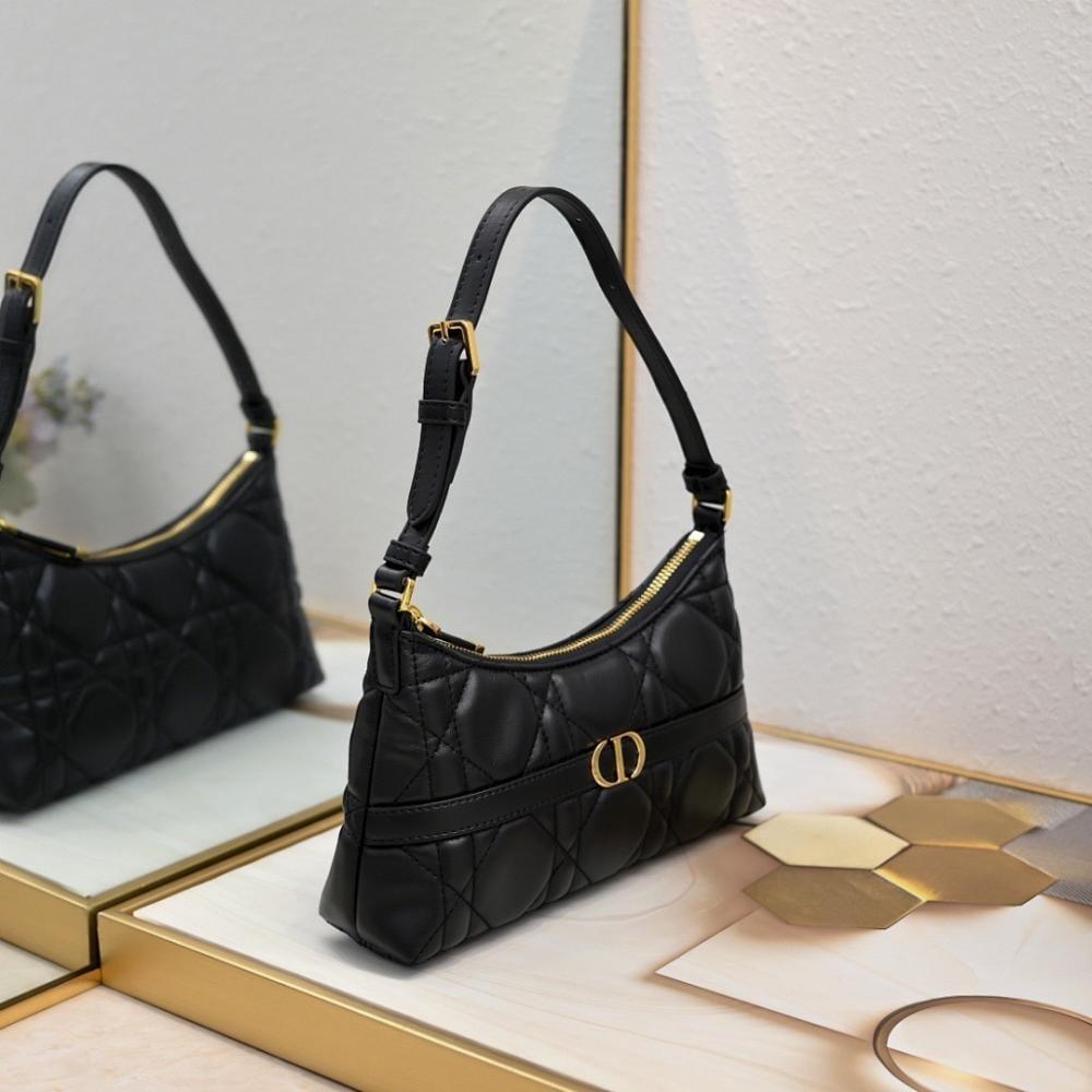 Caro Monogram Canvas Shoulder Bag