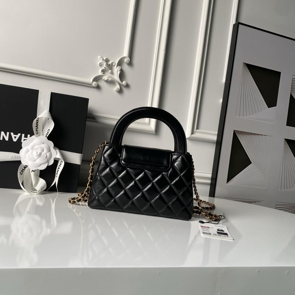 Leather Top Handle Bag