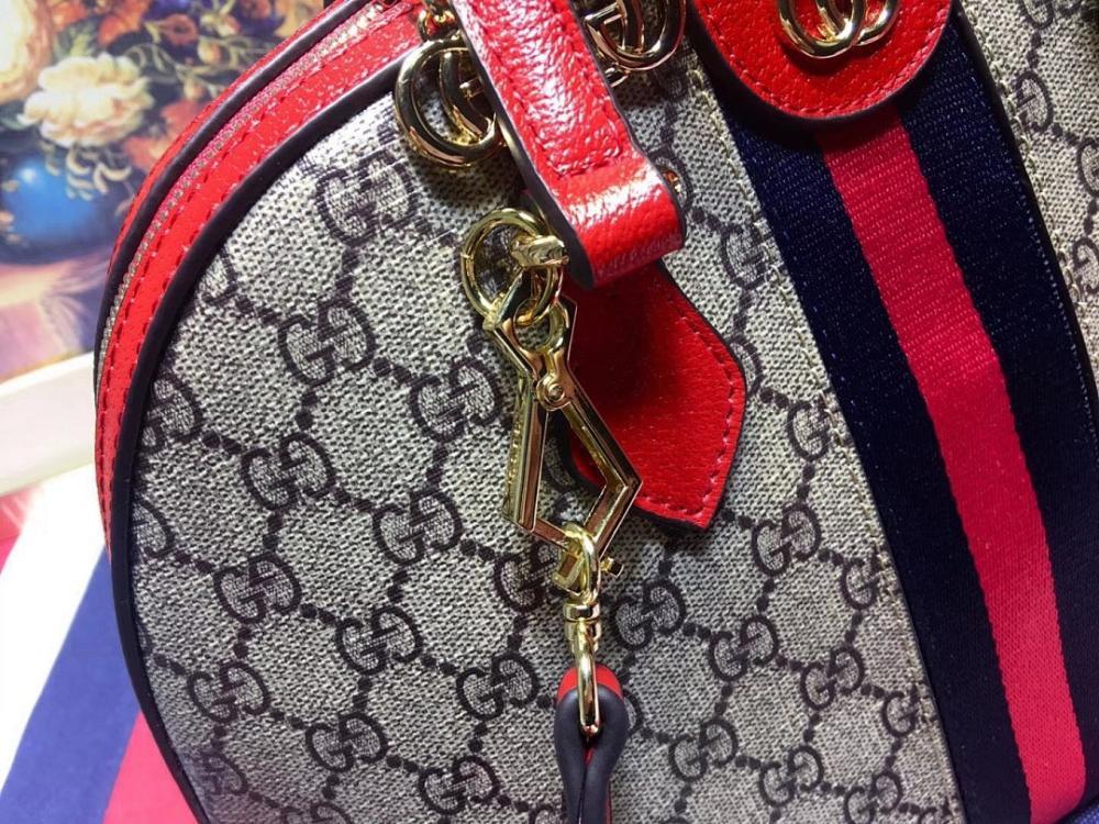 Ophidia Red Shoulder Bag