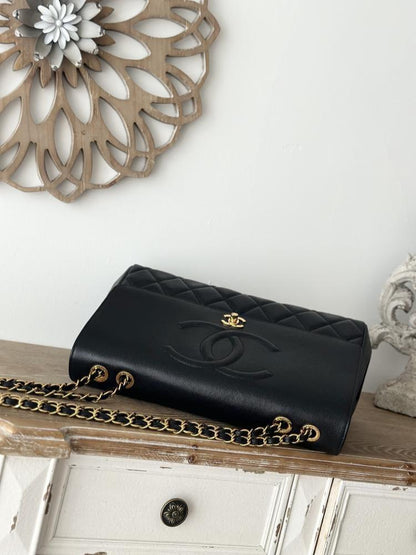 Stylish Leather Top Handle Bag