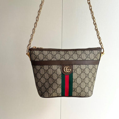 Ophidia Black Shoulder Bag
