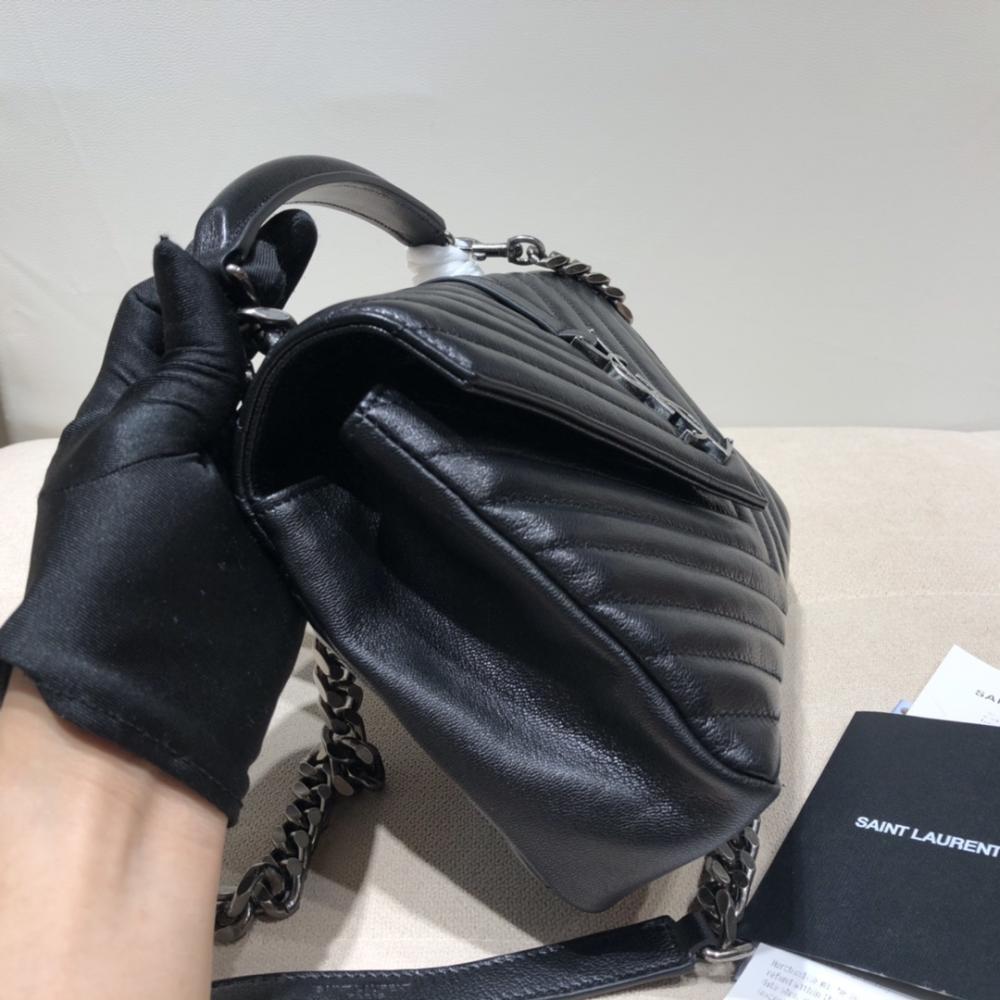 Classic Leather Top Handle Bag