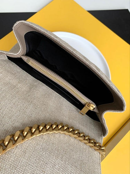 Italian-Inspired Stylish Quilted Leather Shoulder Bag