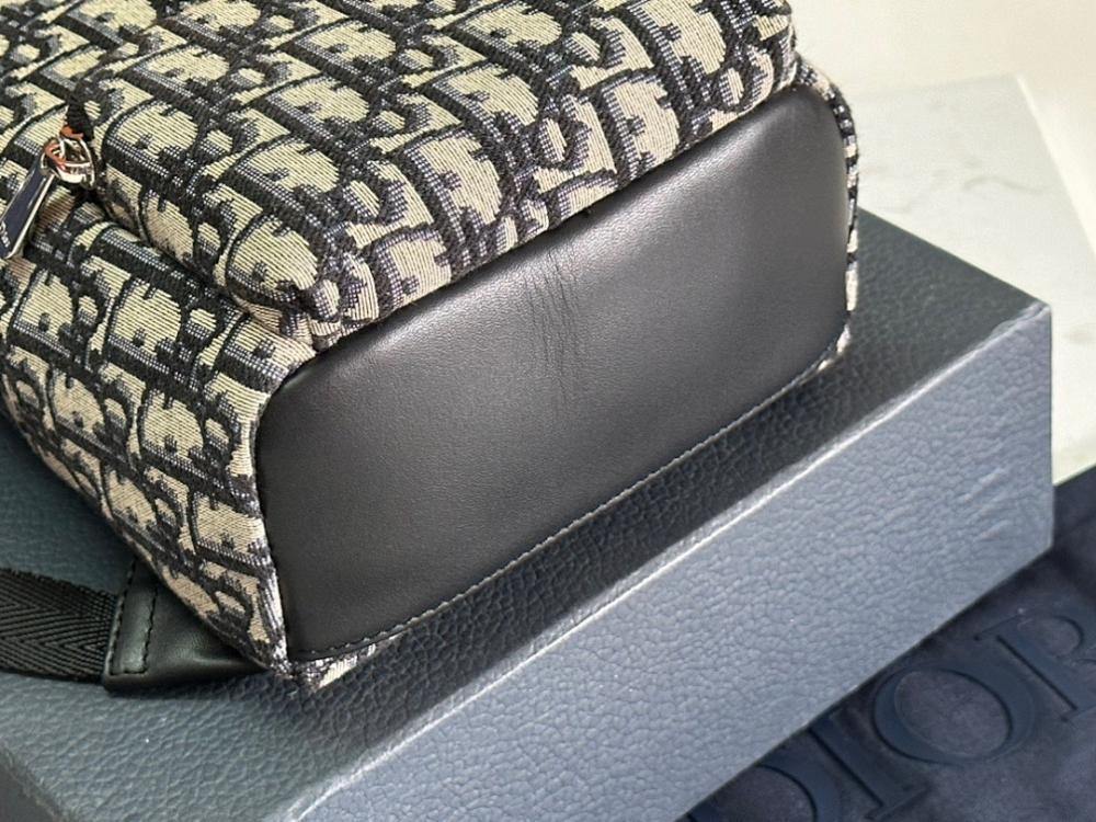 Modern Luxury Black Printed Leather Backpack – Limited Edition