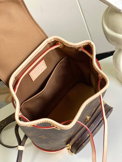 Stylish Refined Leather Backpack