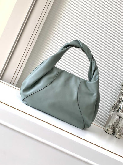 Leather Top Handle Bag