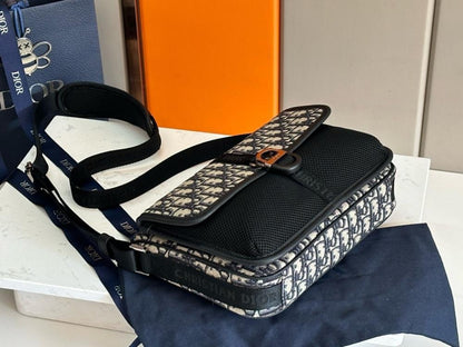 Stylish Premium Black Printed Jacquard Shoulder Bag