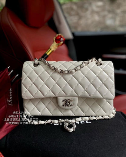 Lambskin Top Handle Bag