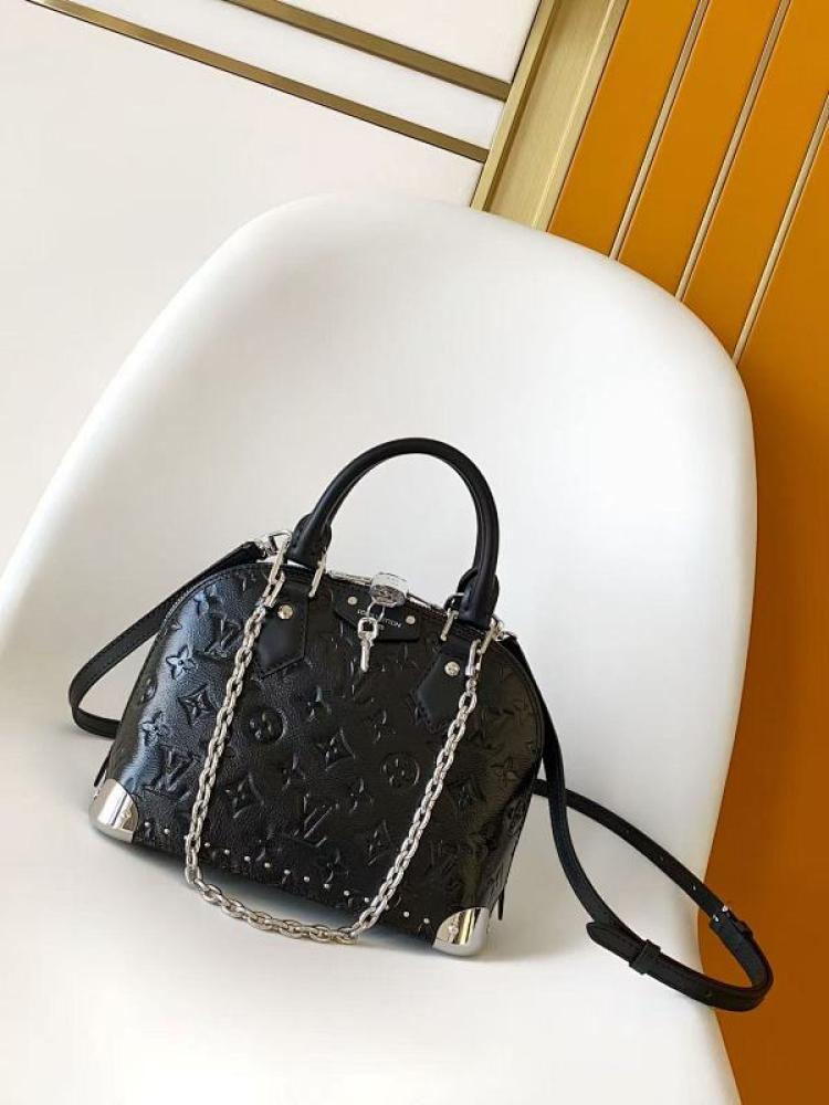 Leather Top Handle Bag