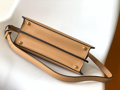 Leather Top Handle Bag