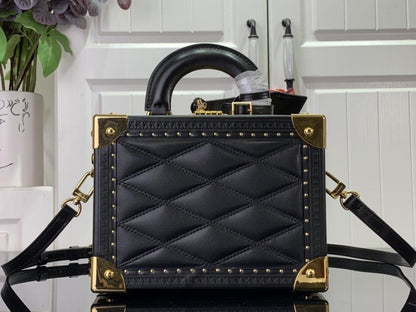Luxury Leather Top Handle Bag