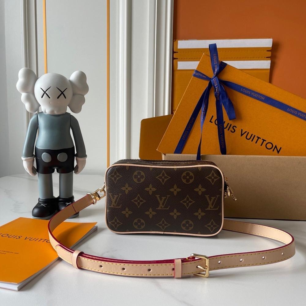 Alma Monogram Leather Shoulder Bag