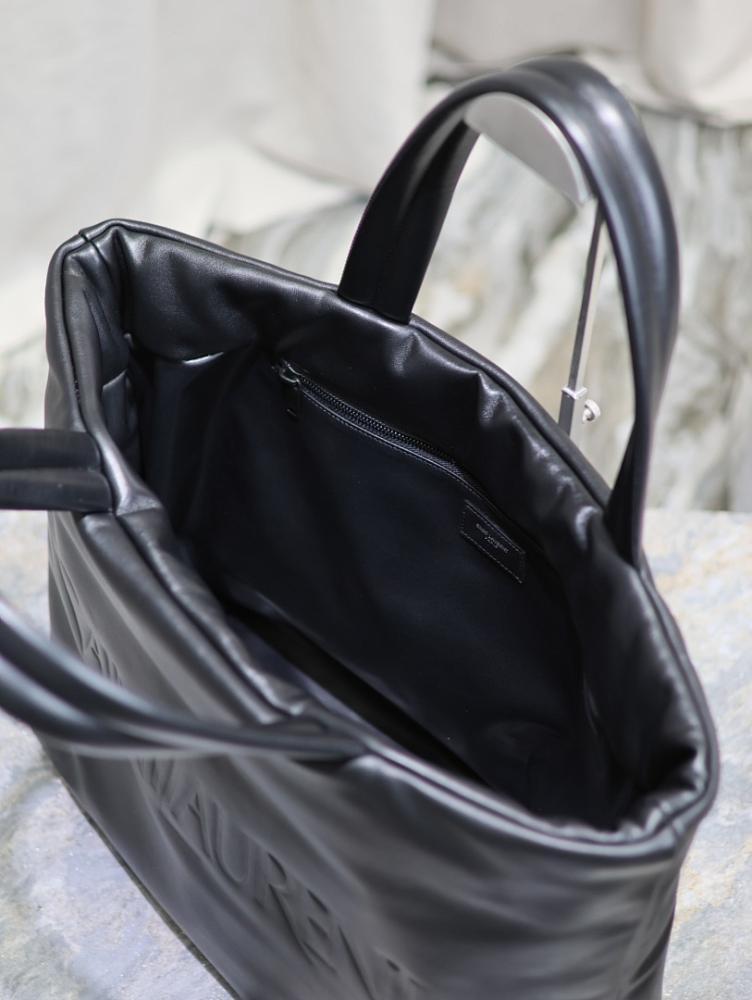Modern Refined Leather Top Handle Bag