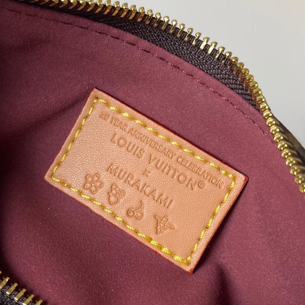 Italian-Inspired Elegant Black Monogram Leather Top Handle Bag