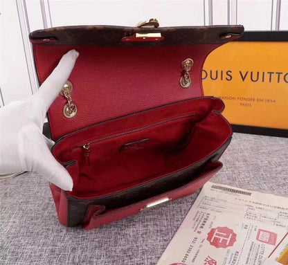 Luxury Refined Monogram Calfskin Shoulder Bag
